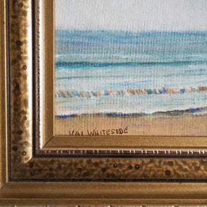Evening Glow: Small Midcentury Oil on Board