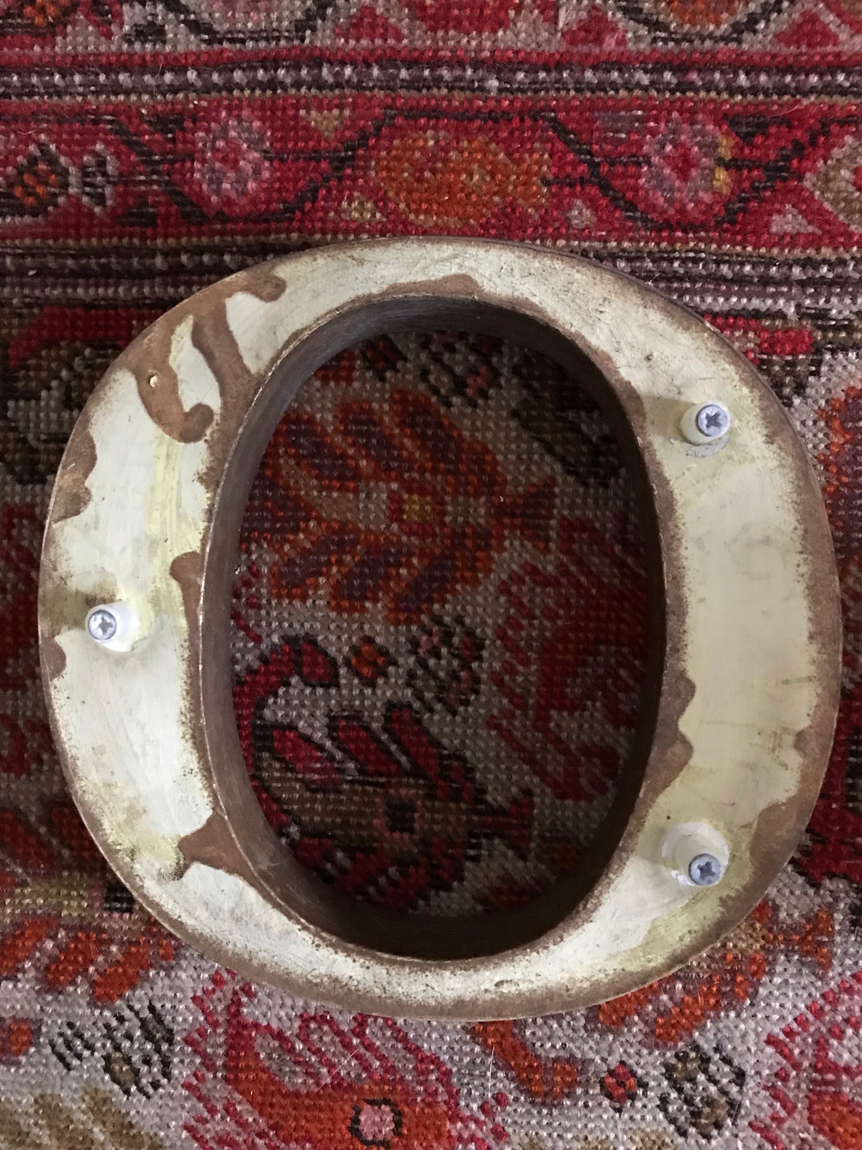 Rustic Stand-Alone Letter "O"