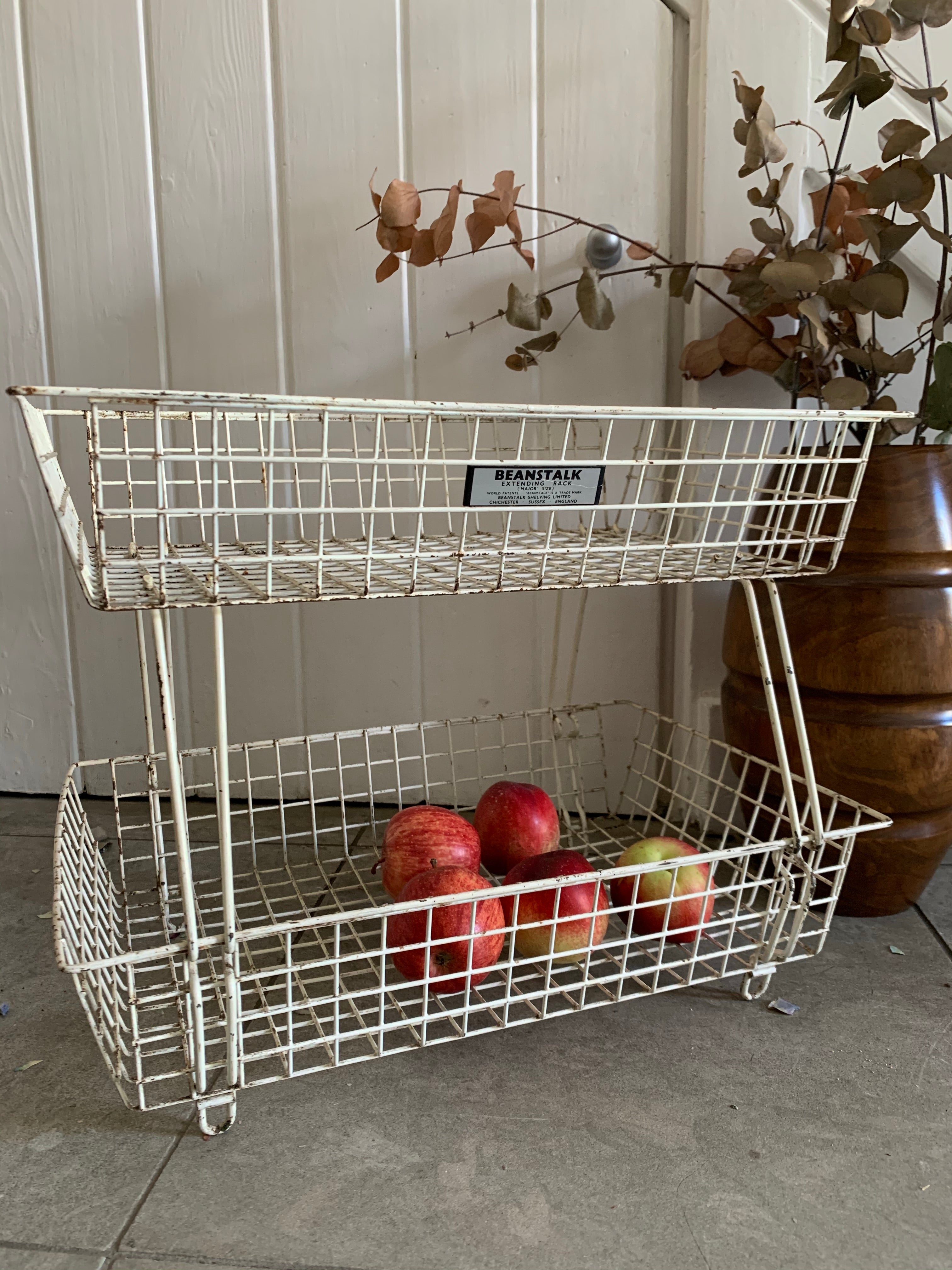 Vintage Beanstalk Extending Wire Rack