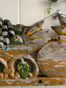Carved Wooden Italian Style Wall Adornment