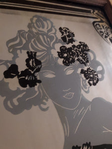 Glass Etching of "Hotel de Paris"