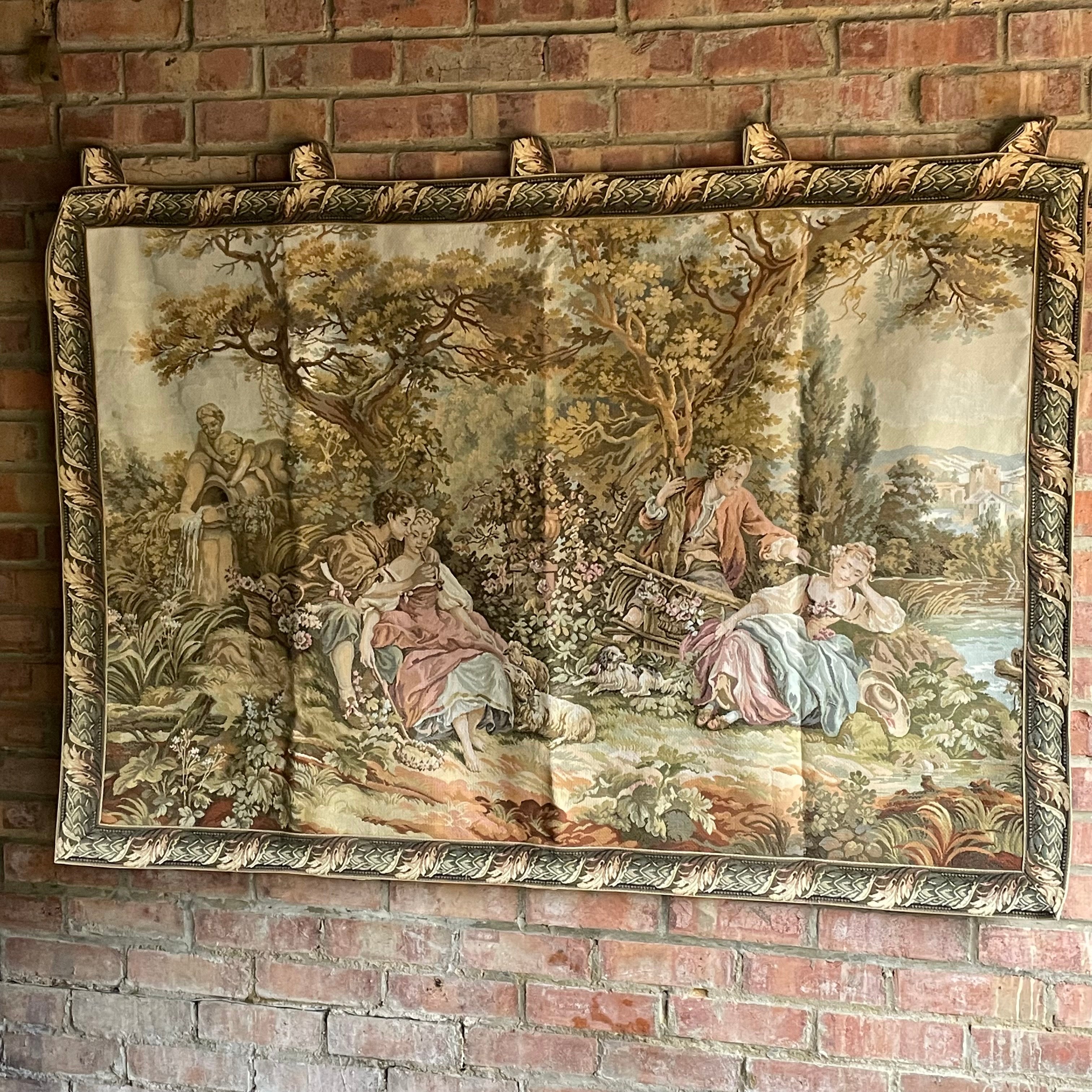 Large French Tapestry - The Lovers