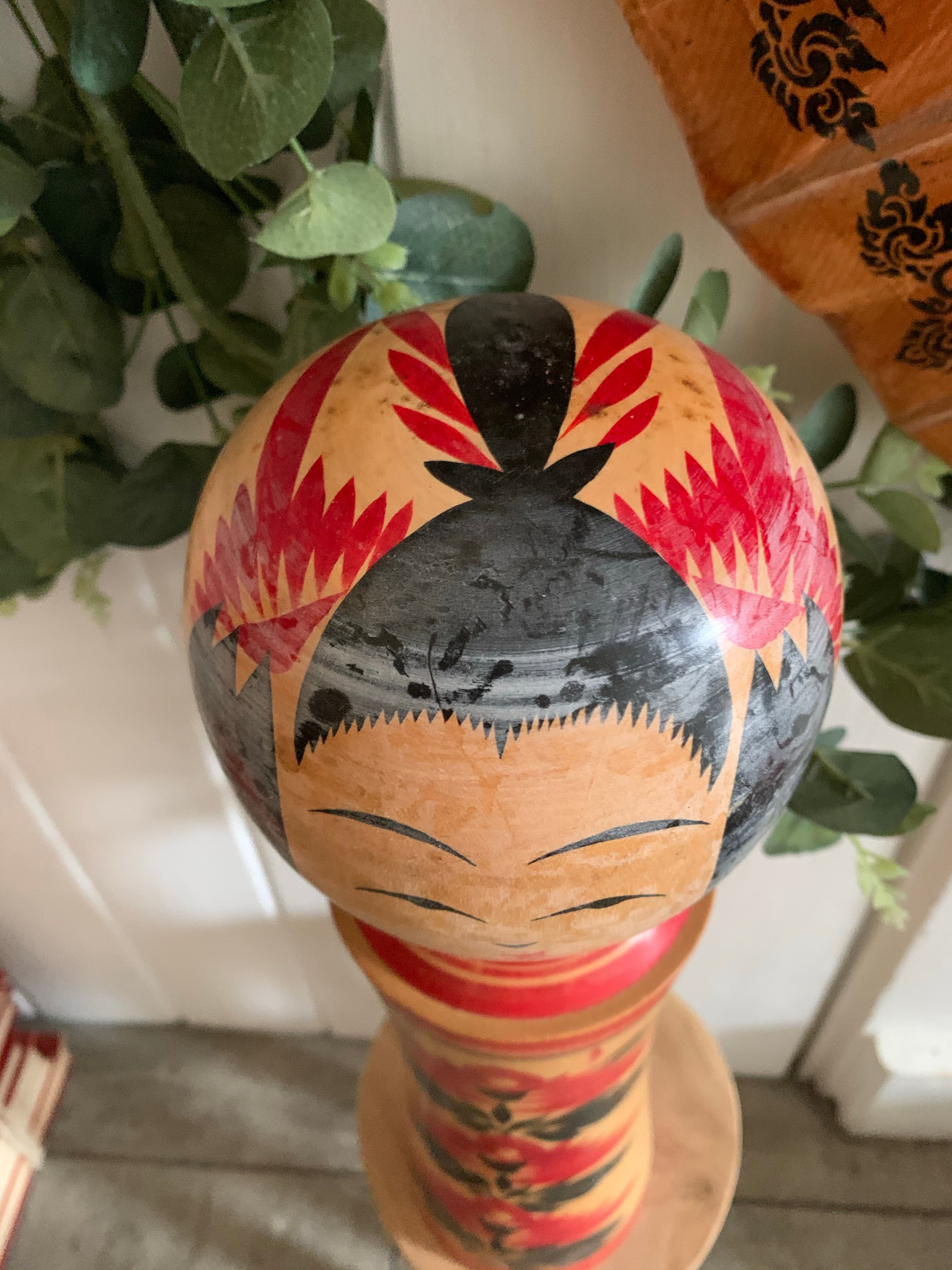 Very Large Vintage Japanese Kokeshi Doll