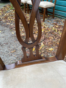 Little Bentwood Chair with Studded Green Velvet Seat