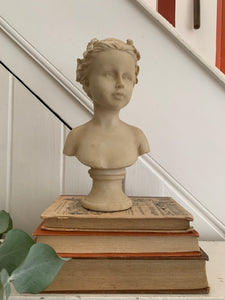 Vintage Resin Bust of a Boy