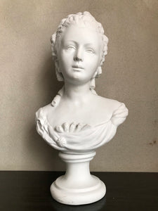 French Bisque Porcelain Bust