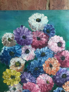 Vintage Floral Oil Painting