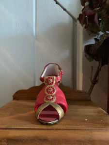 Miniature Ceramic & Resin Heeled Sandal