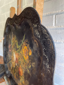 19th Century Toleware Metal Tray