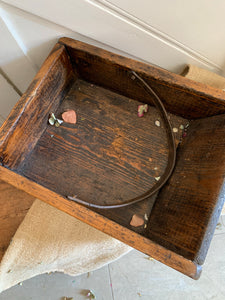 Vintage Trug with Iron Handle