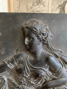 Vintage Basalt Plaster Relief