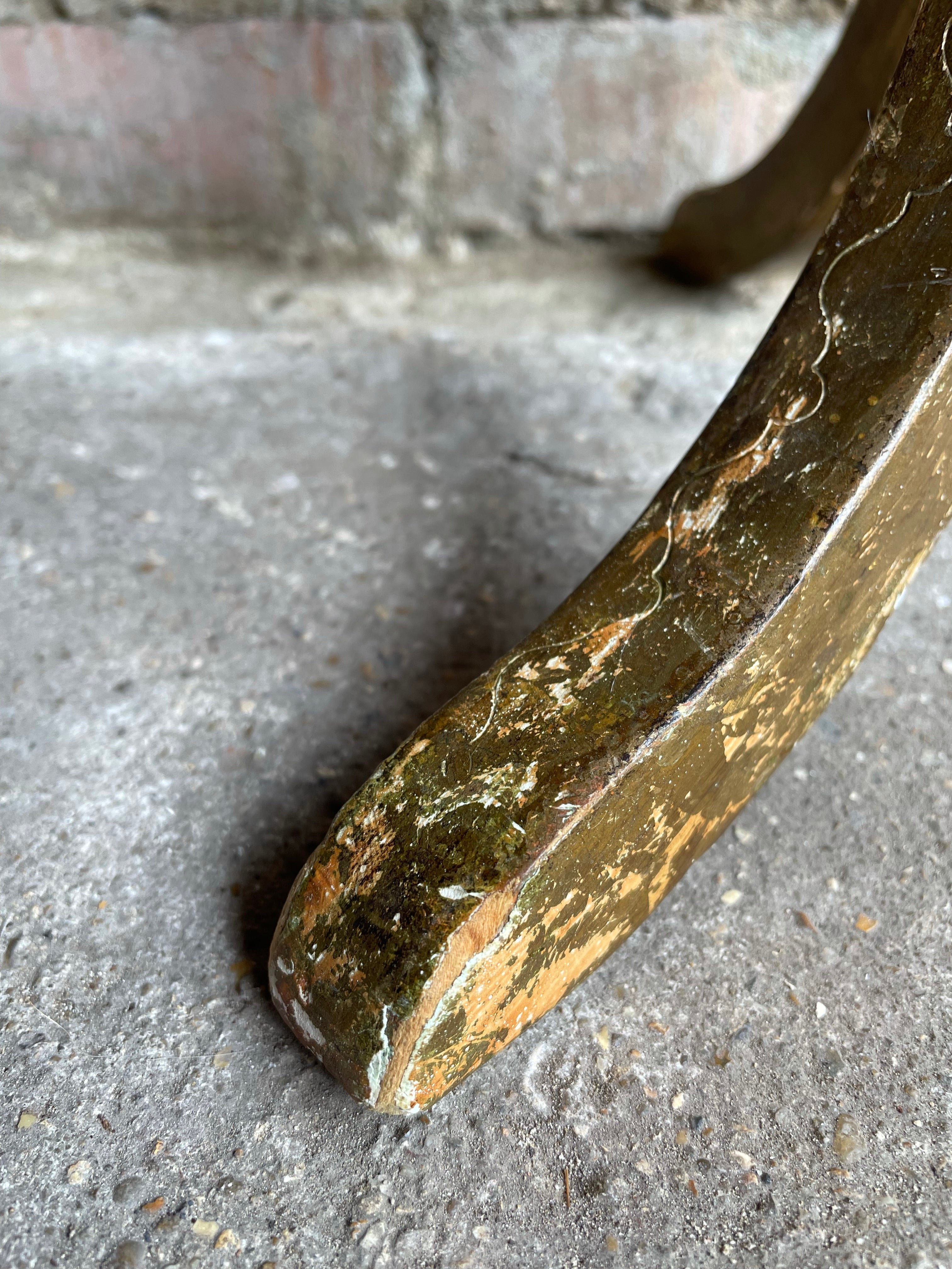 Florentine Gilt and White Occasional Table
