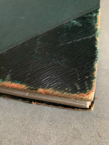 Large 1900s “Coffee Table” Book with Leather Spine