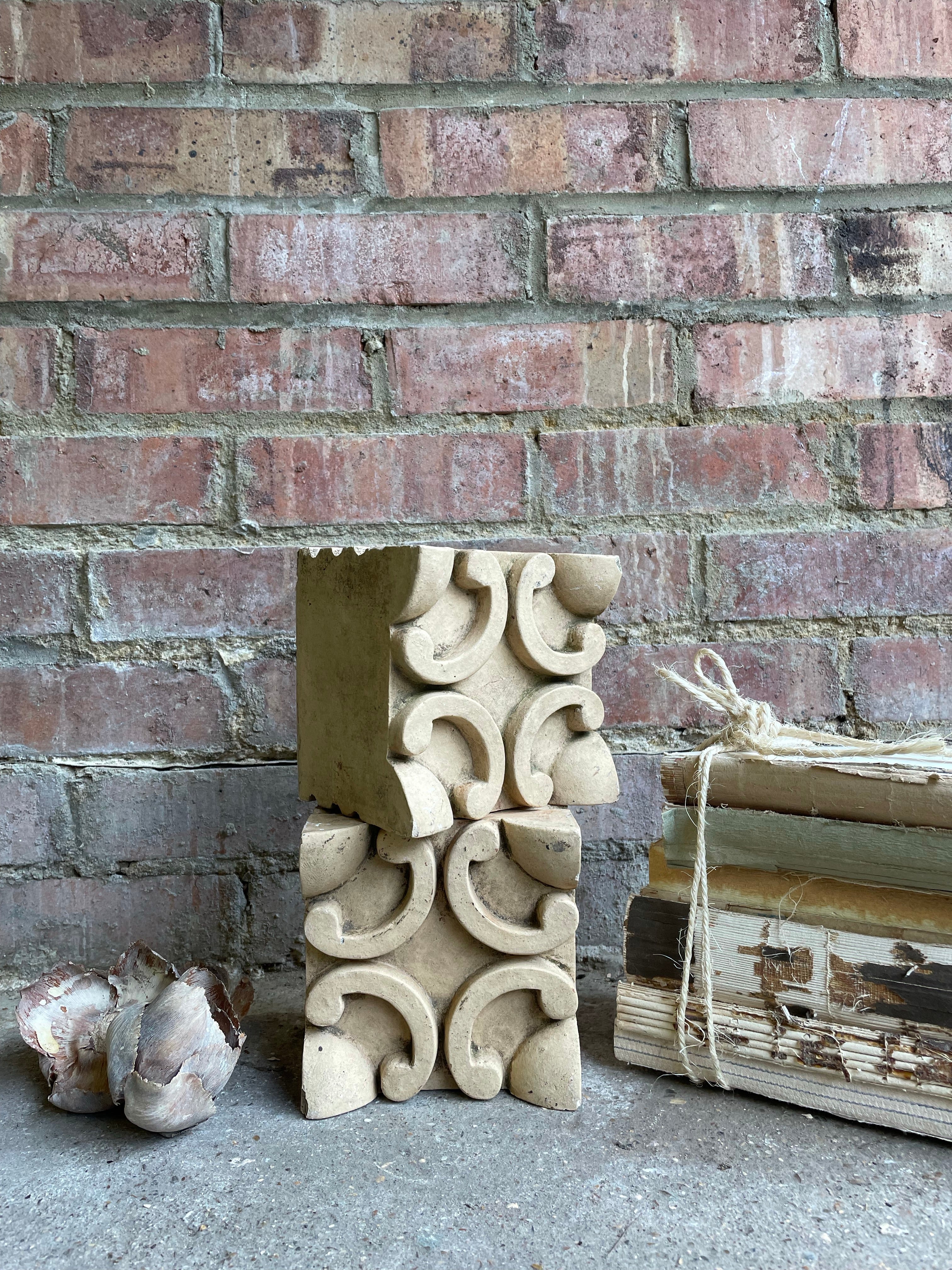 Decorative Architectural Brick in Terracotta Hues