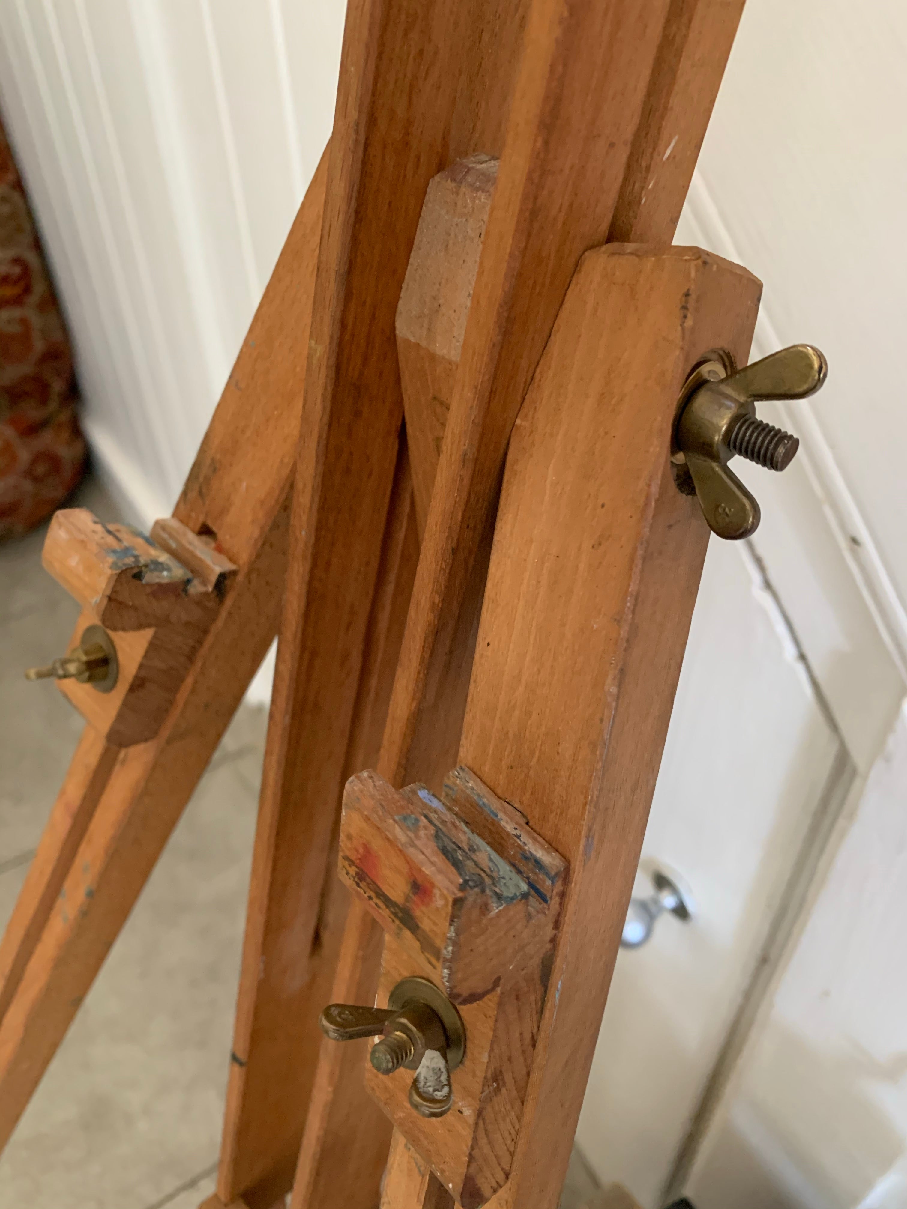 French Wooden Telescopic Easel