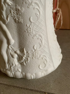 Bisque Porcelain Portmeirion Embossed Cherub Jug