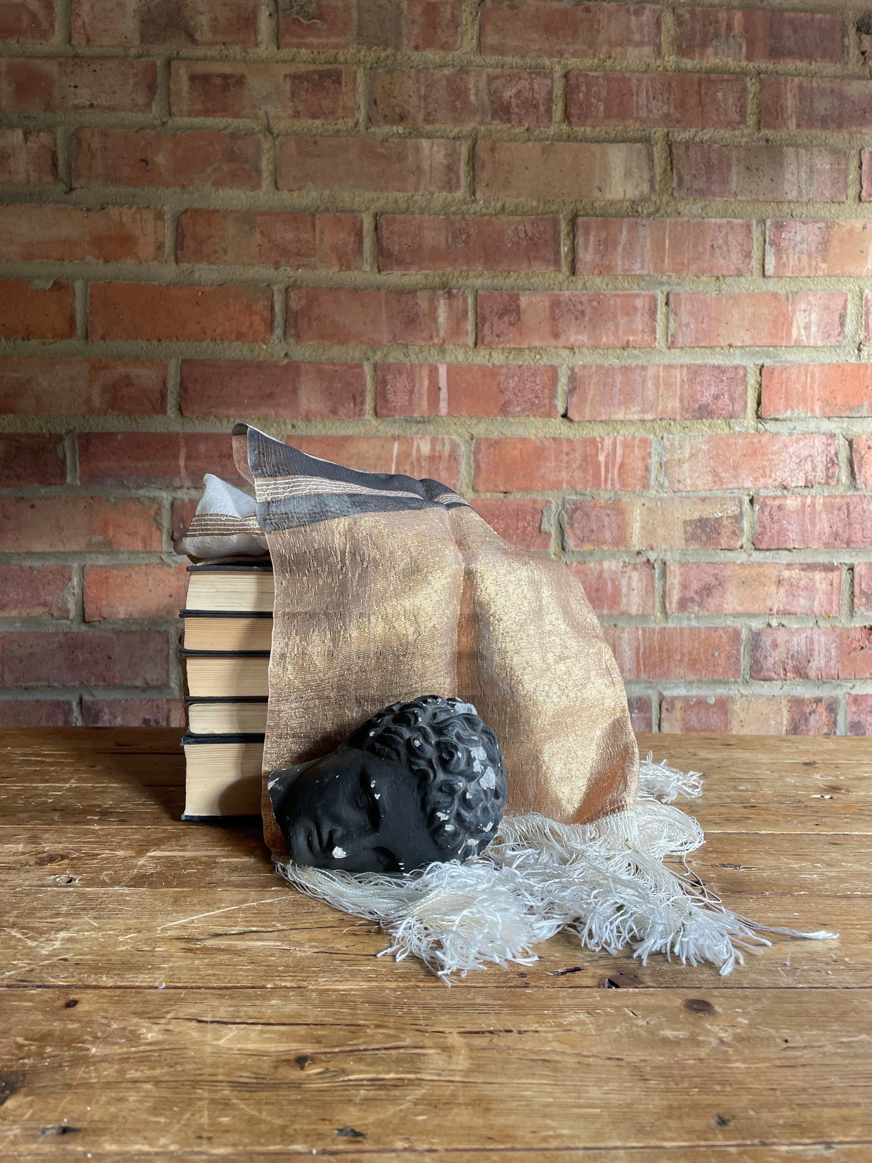 Small Rustic Plaster Gentleman’s Head