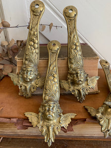 Antique French Bronze Ormolu Pediments