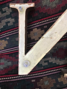 Rustic Stand-Alone Letter "N"
