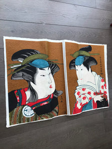 1950s Japanese print on Washi Paper