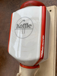 Dutch Vintage Wall Mounted Coffee Grinder (white and red)
