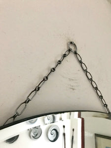 Beautiful Art Deco Frameless Mirror