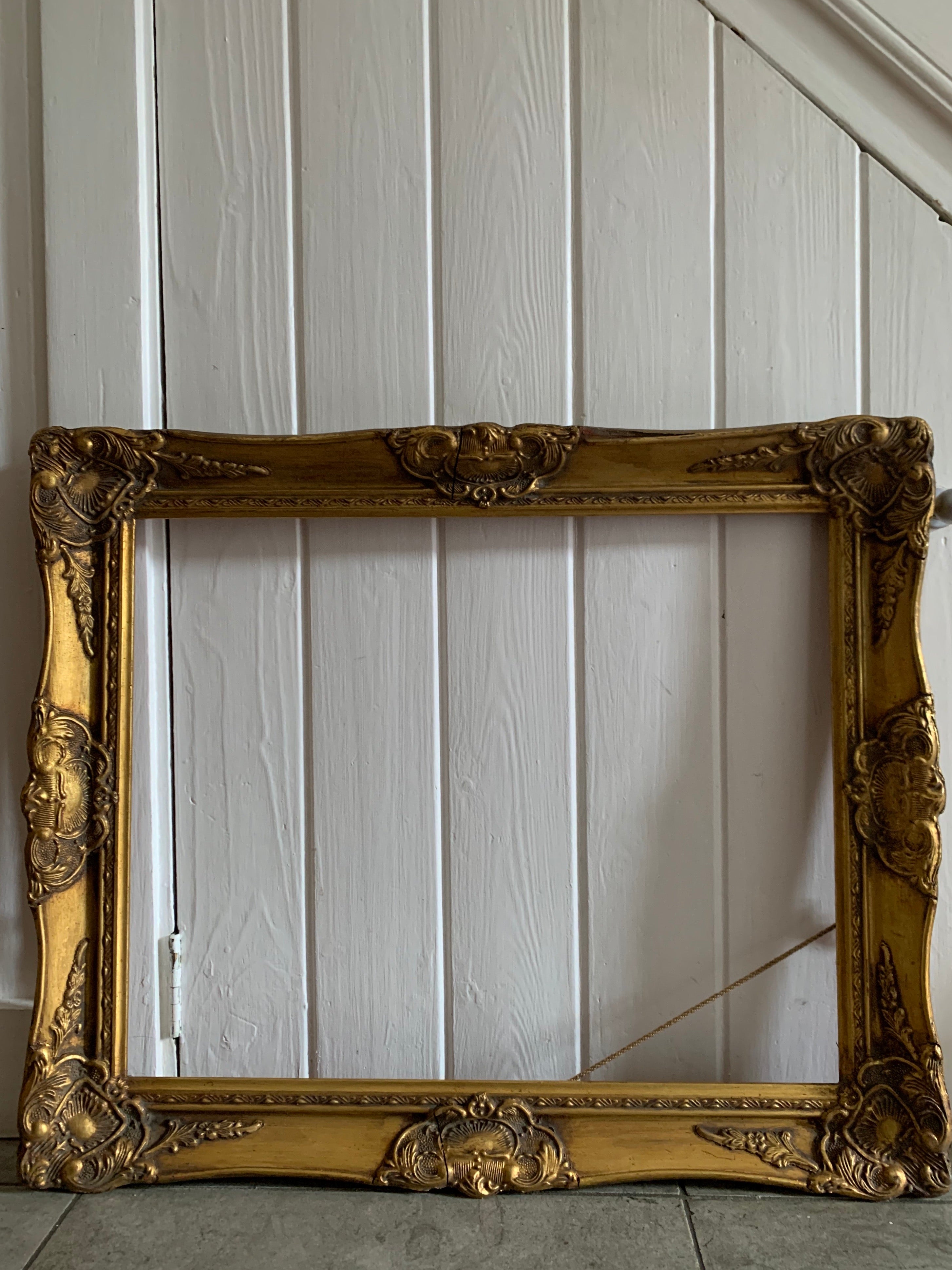 Large decorative gilt frame