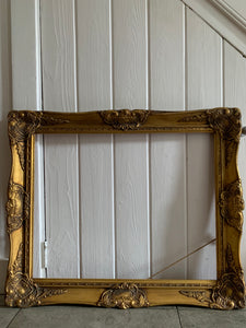 Large decorative gilt frame