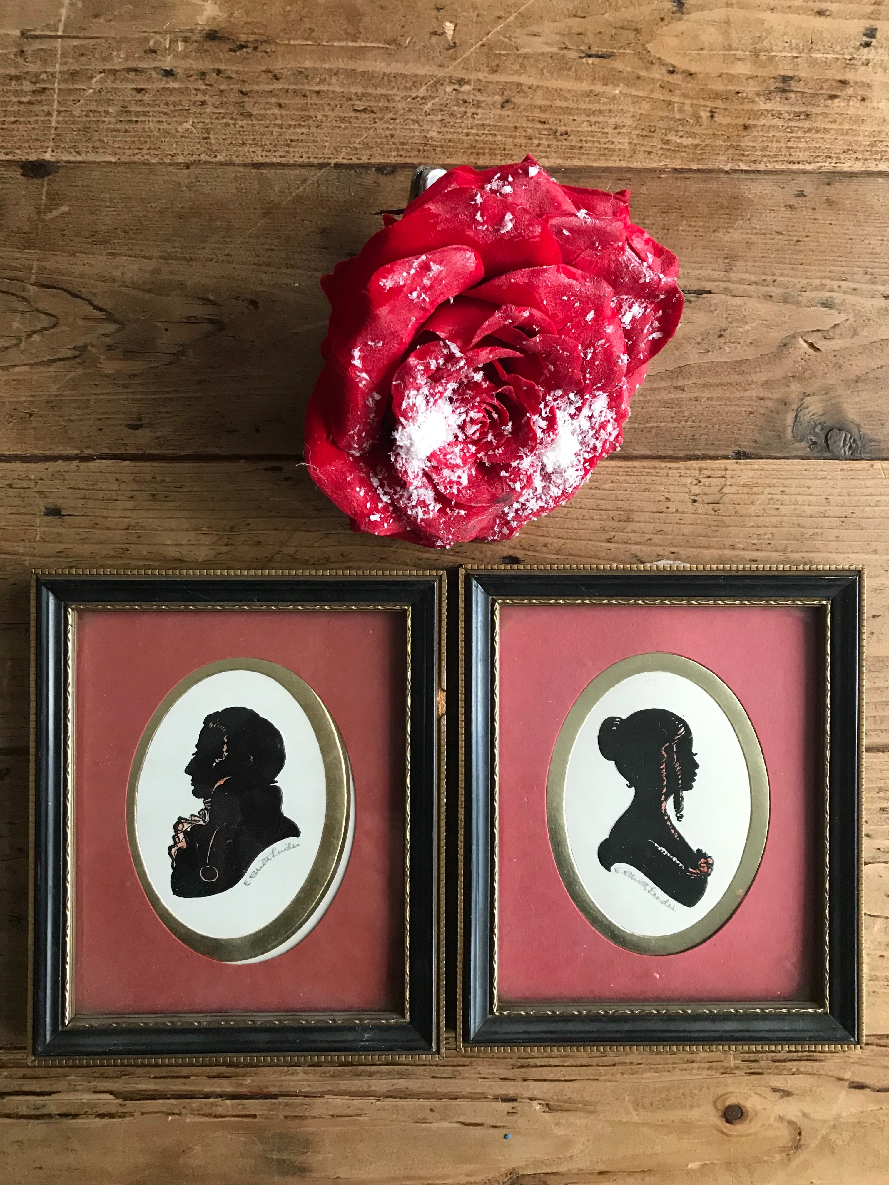 Pair of mini Victorian Silhouettes