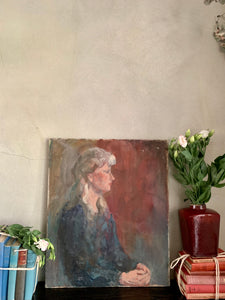 Beautiful Portrait: Oil on Canvas