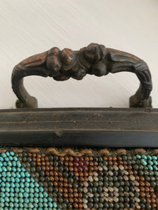 19th Century Beaded Decorative Tray