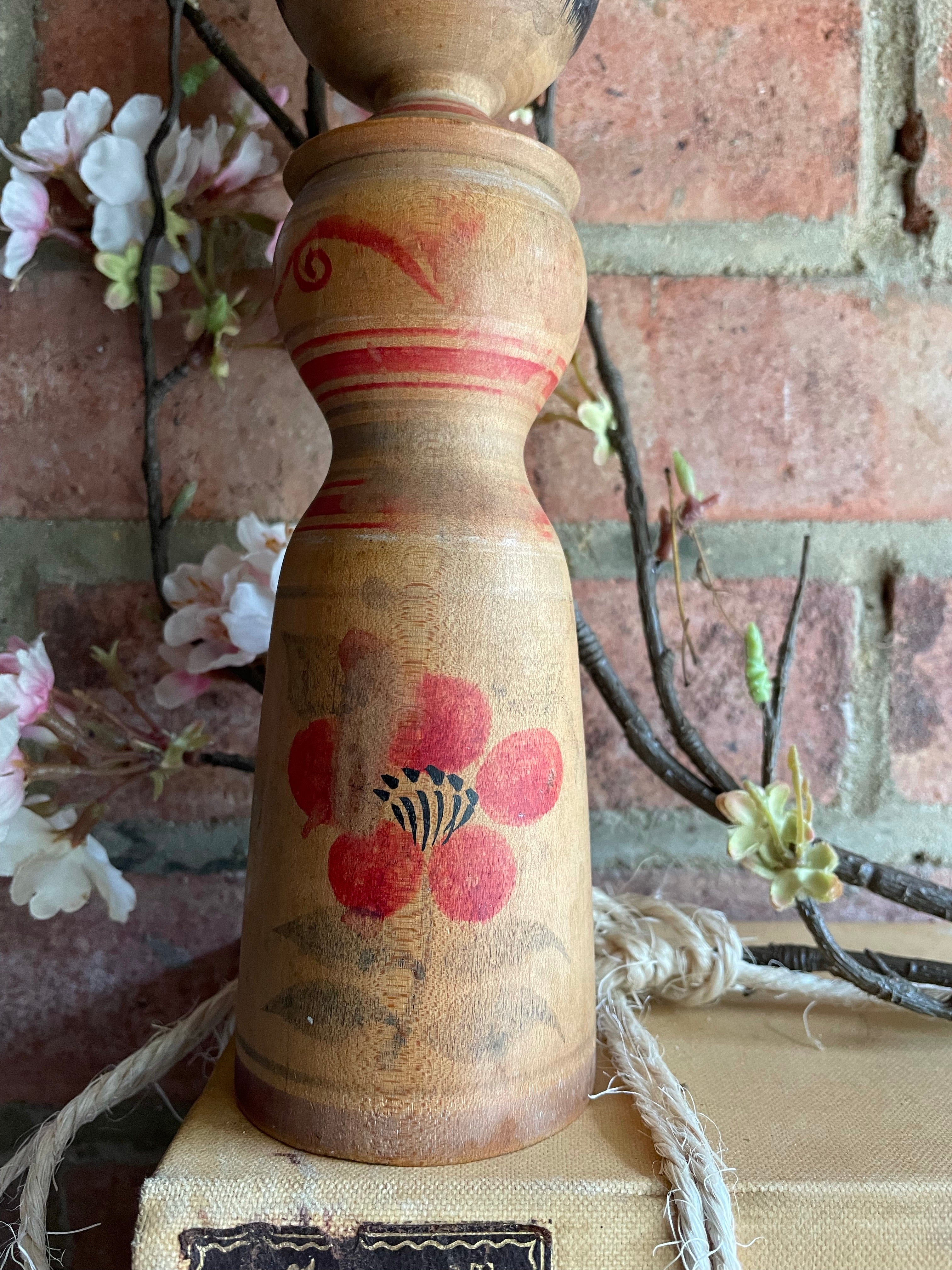 Medium Vintage Japanese Kokeshi Doll