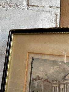 19th Century Framed Architectural Print of St Paul’s School