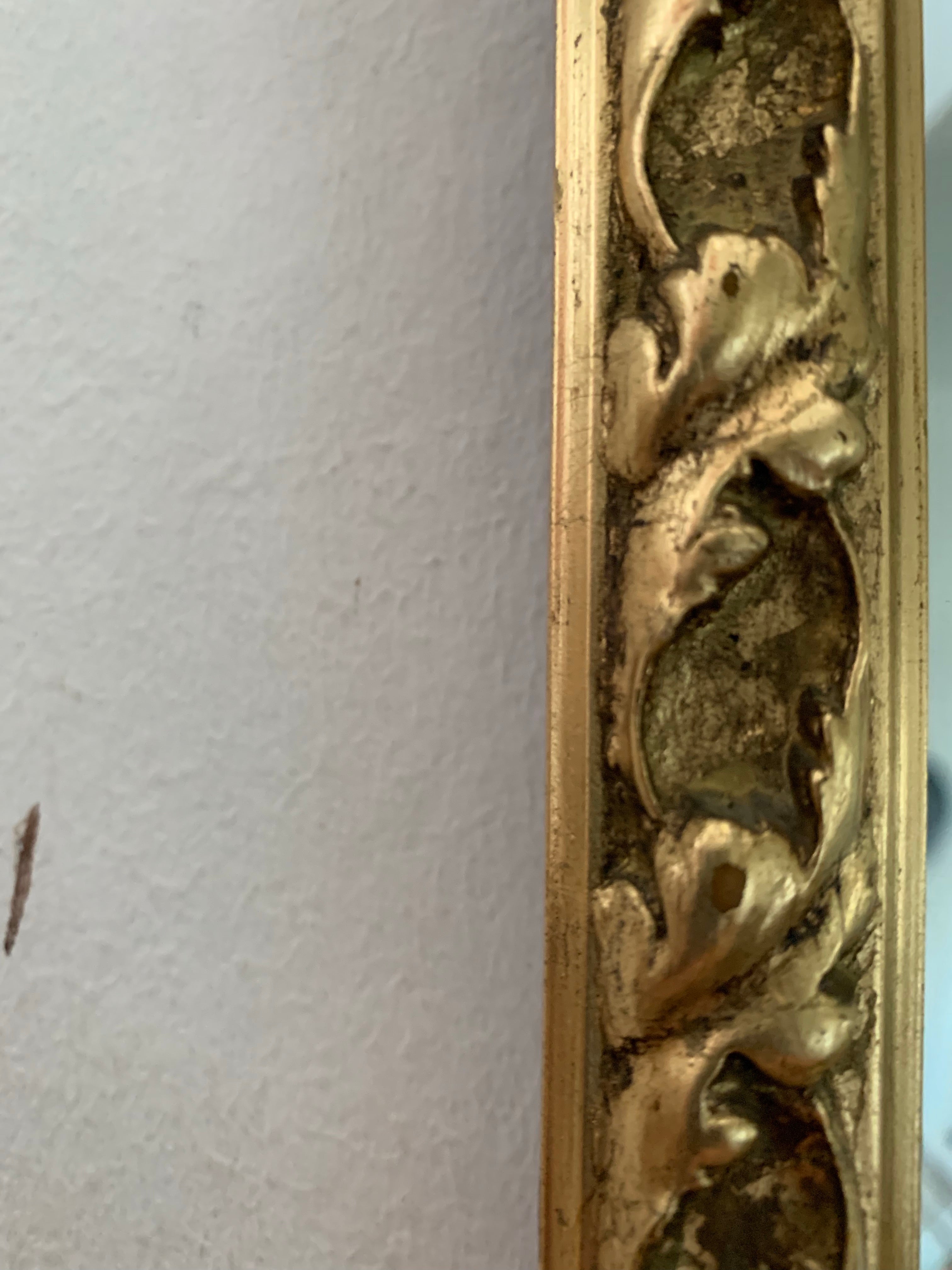 Large Ornate Gold Mirror