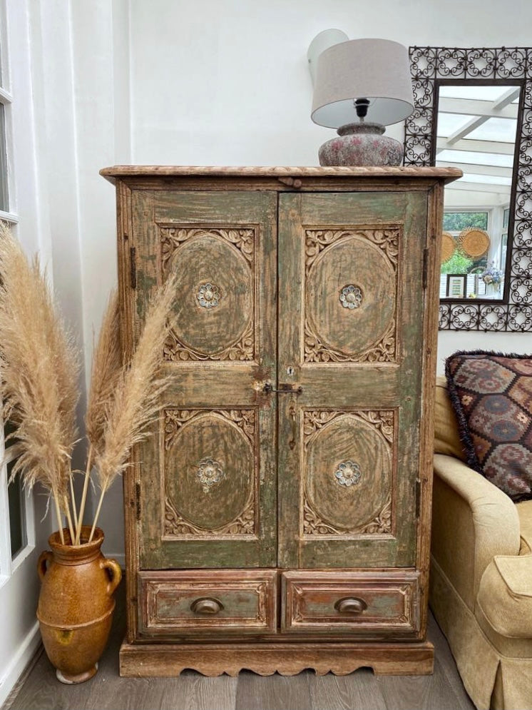 Large Hand-carved Cabinet