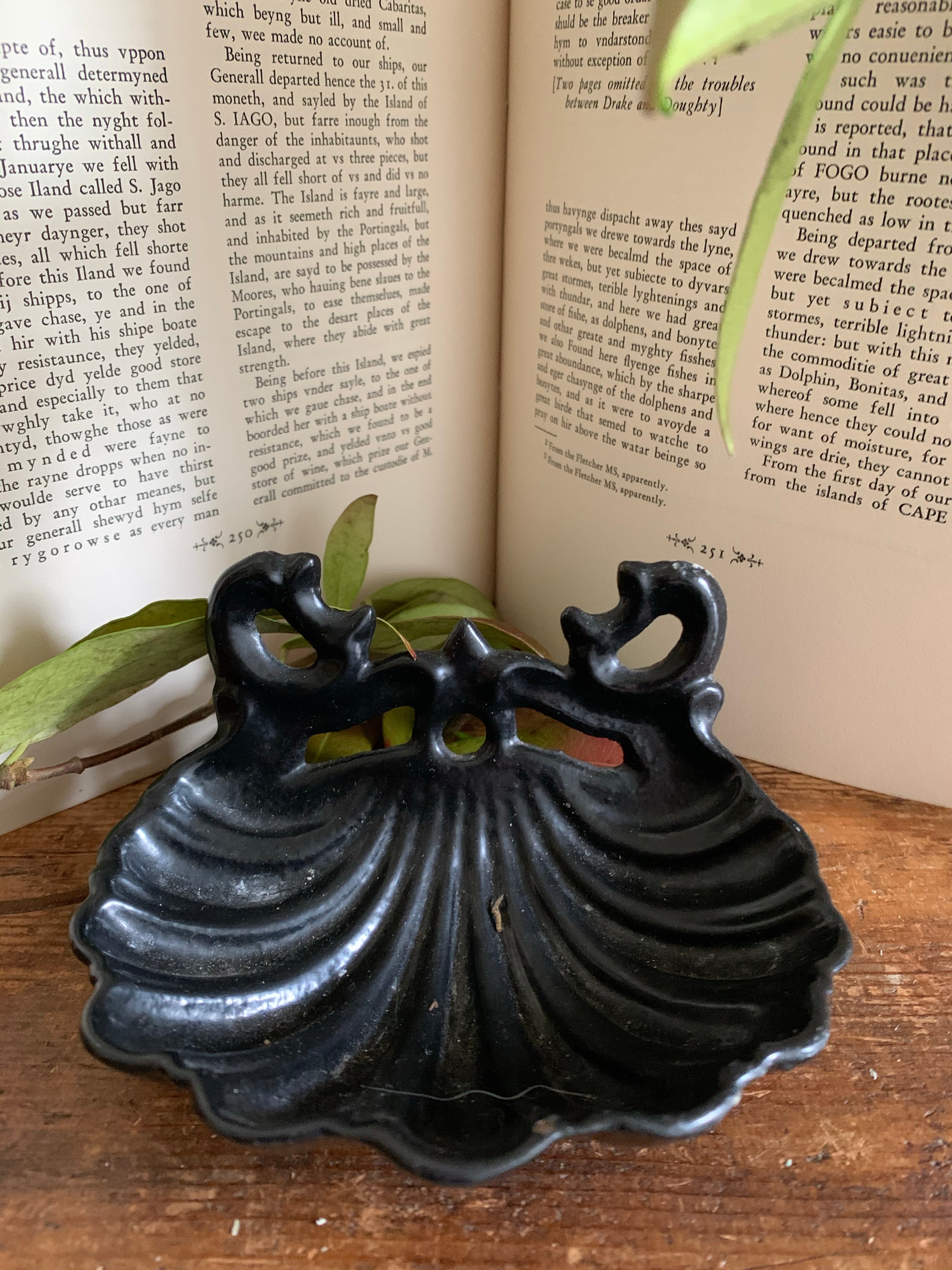 Vintage Cast Iron Soap Dish