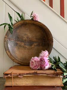 19th Century Afghan Wooden Bowl