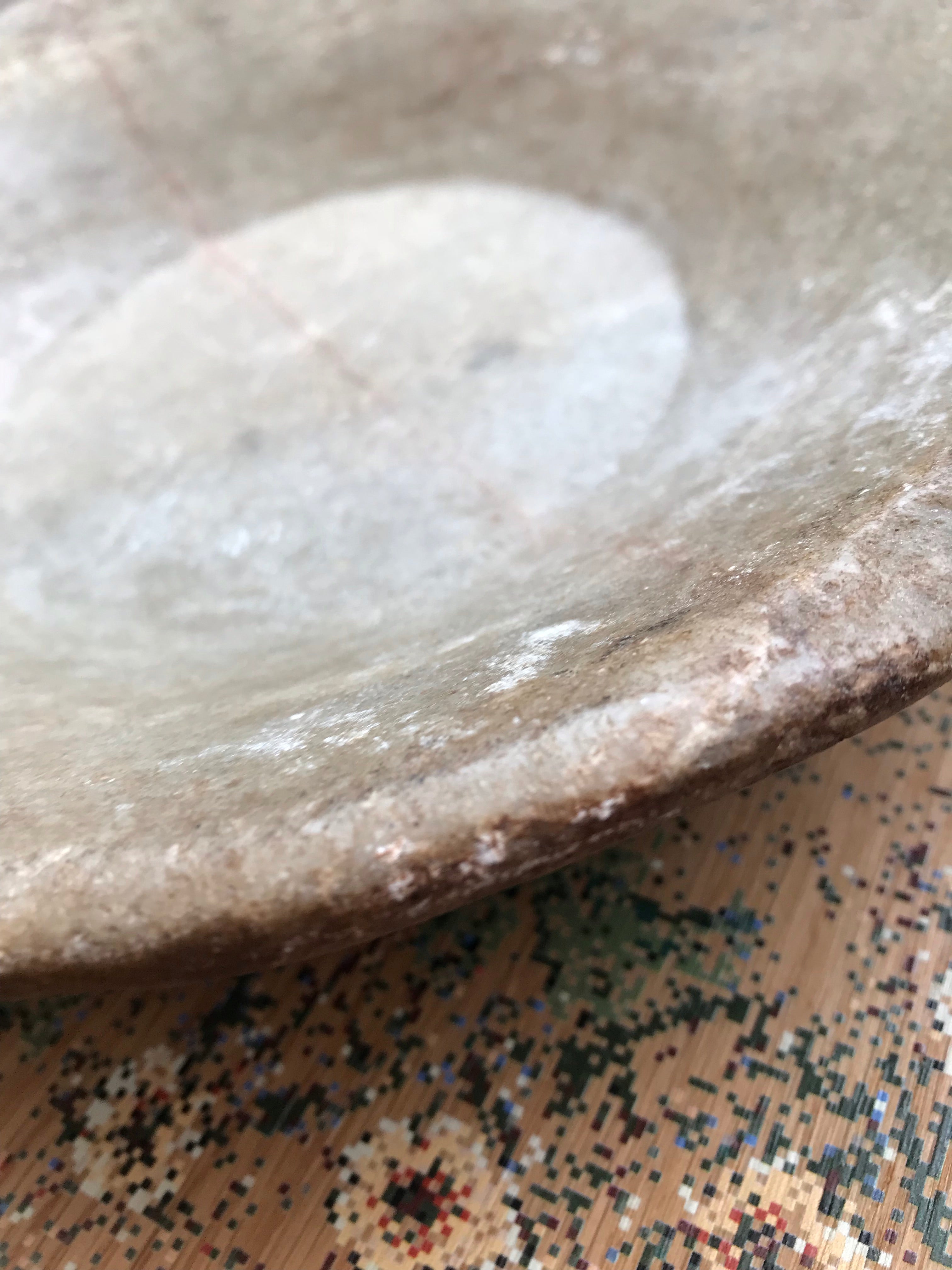 Antique Indian Marble Bowl