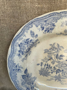 Vintage English Transferware Platter - Large