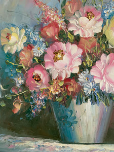 Floral colour burst: Oil On Canvas