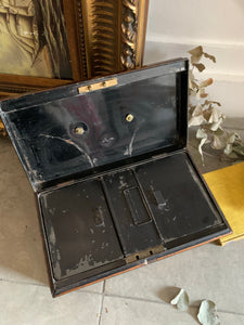 Antique Metal Cash Box