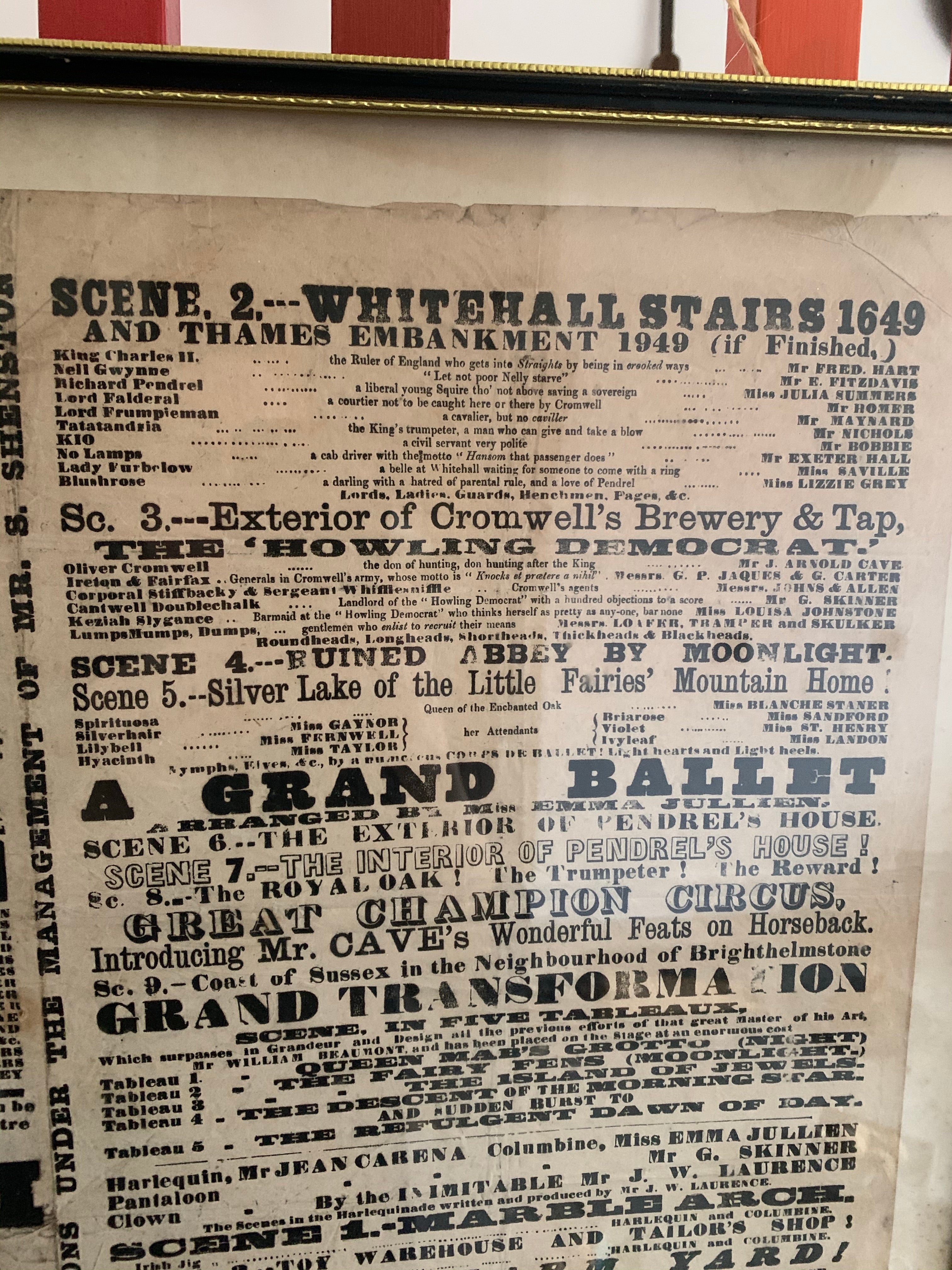 1800s Theatre Poster