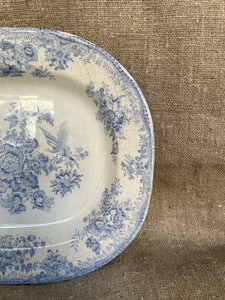 Vintage English Transferware Platter - Small
