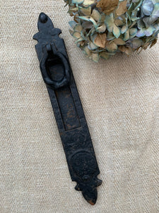 Antique Cast Iron LetterBox Door Knocker