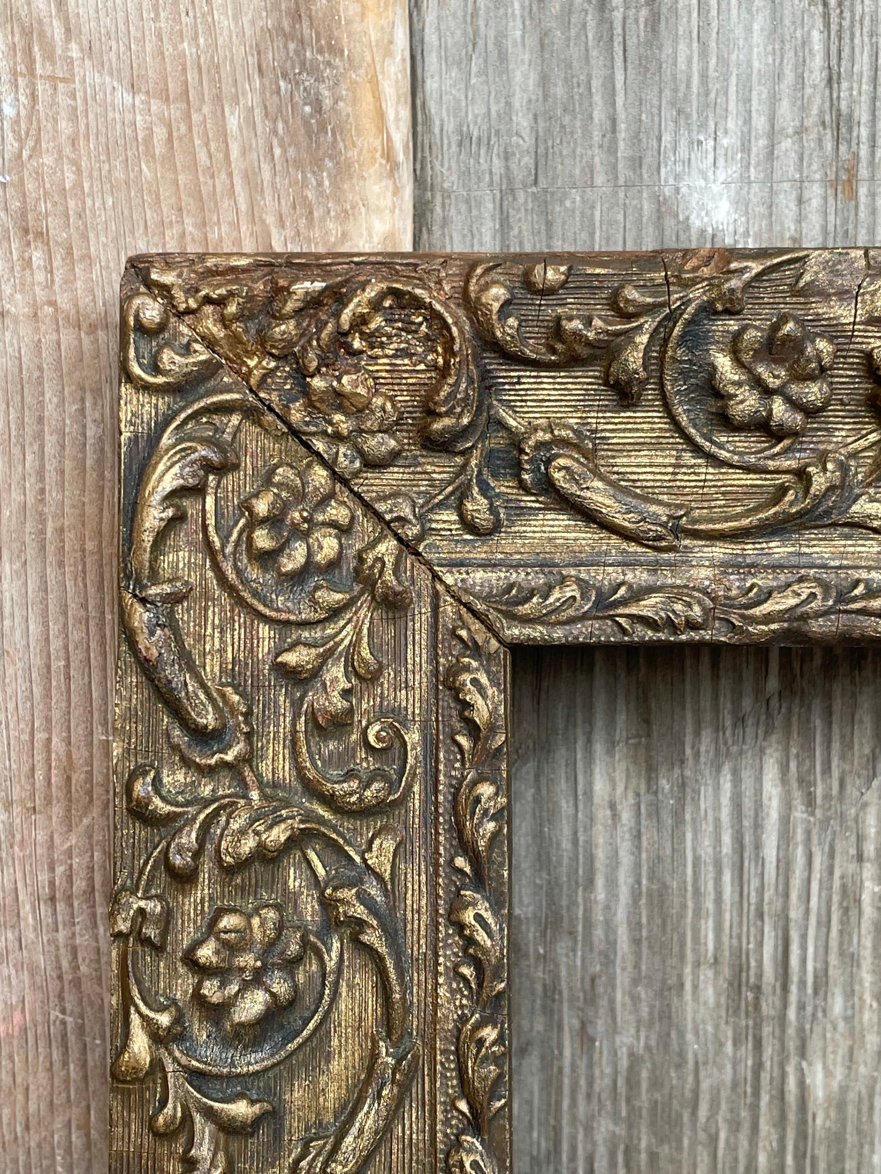 Decorative Carved Gilt Frame