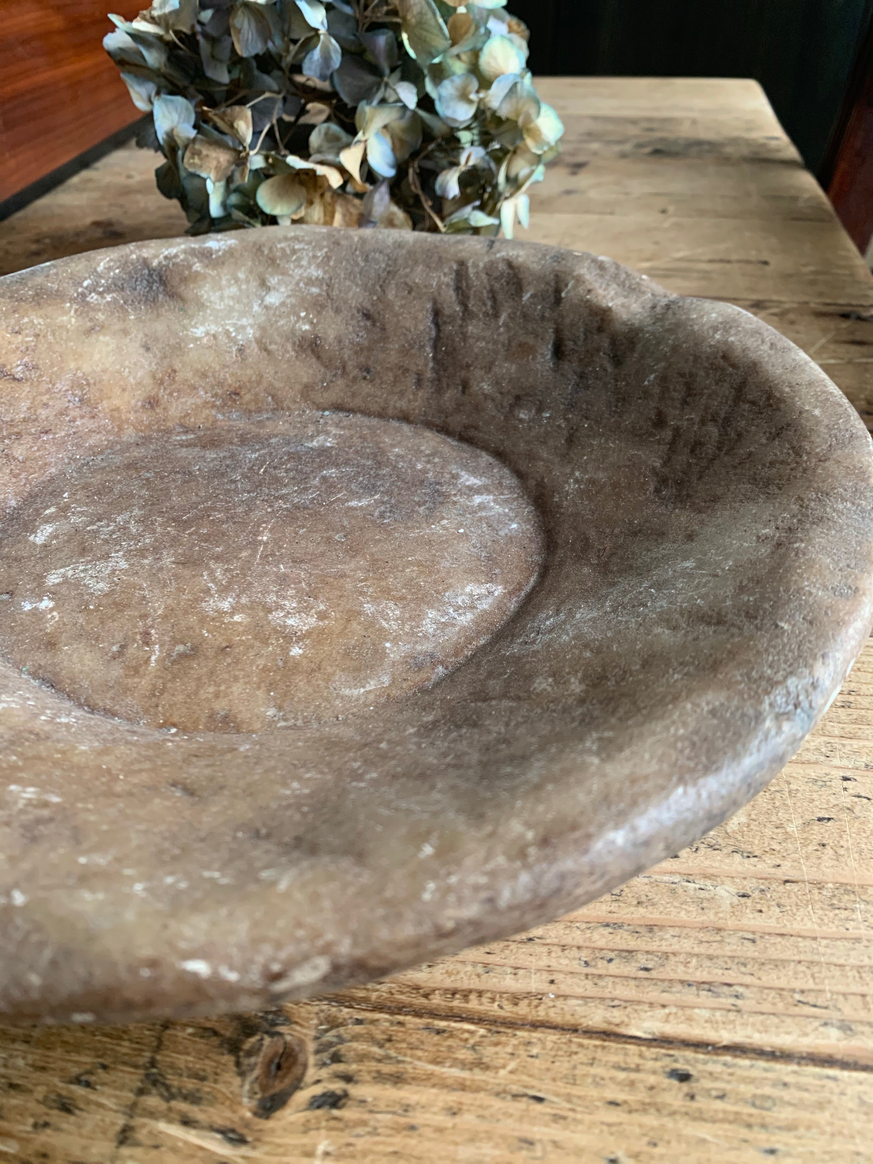Antique Marble Stone Bowl