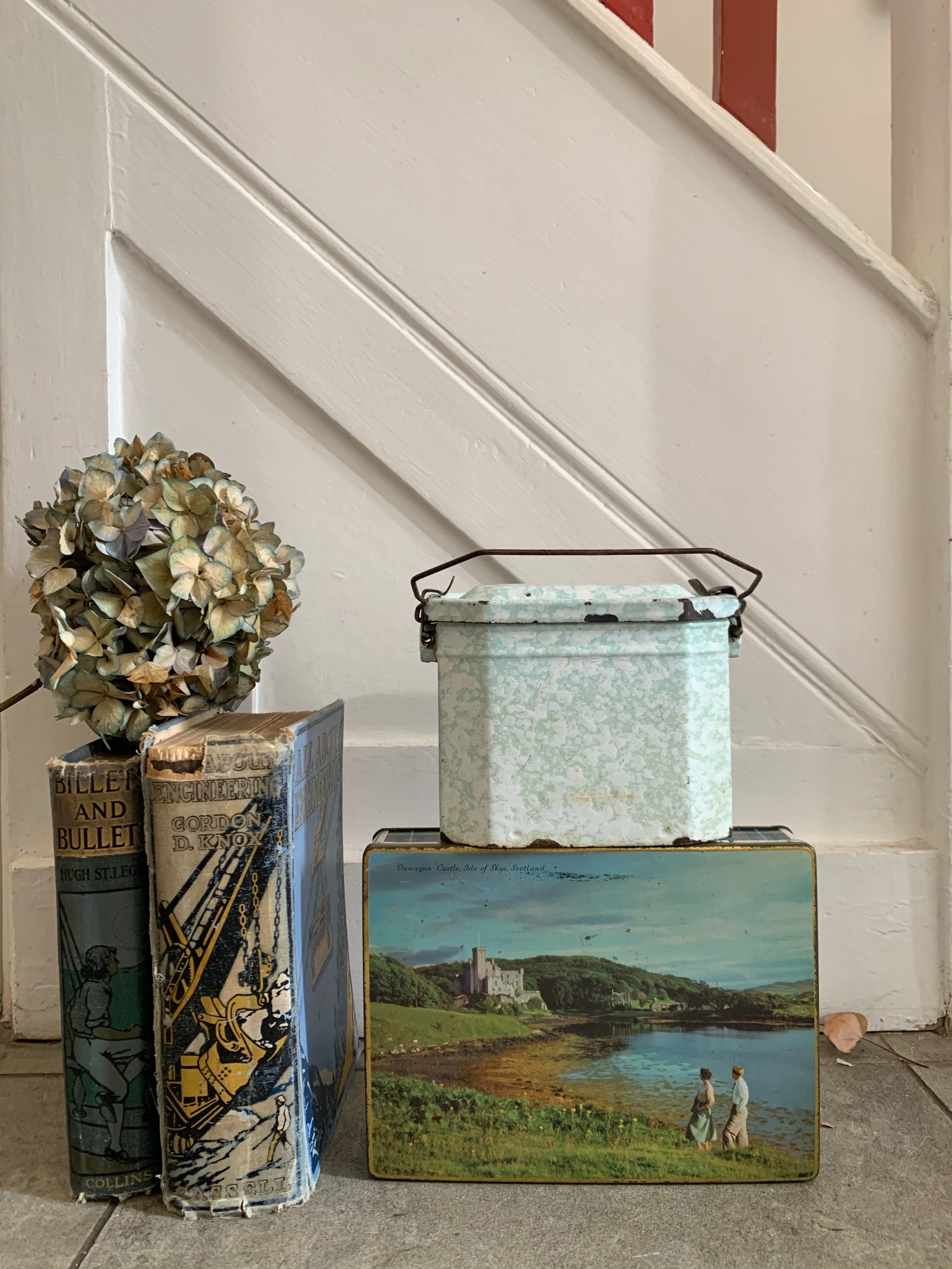 Vintage Enamel Lunch Box