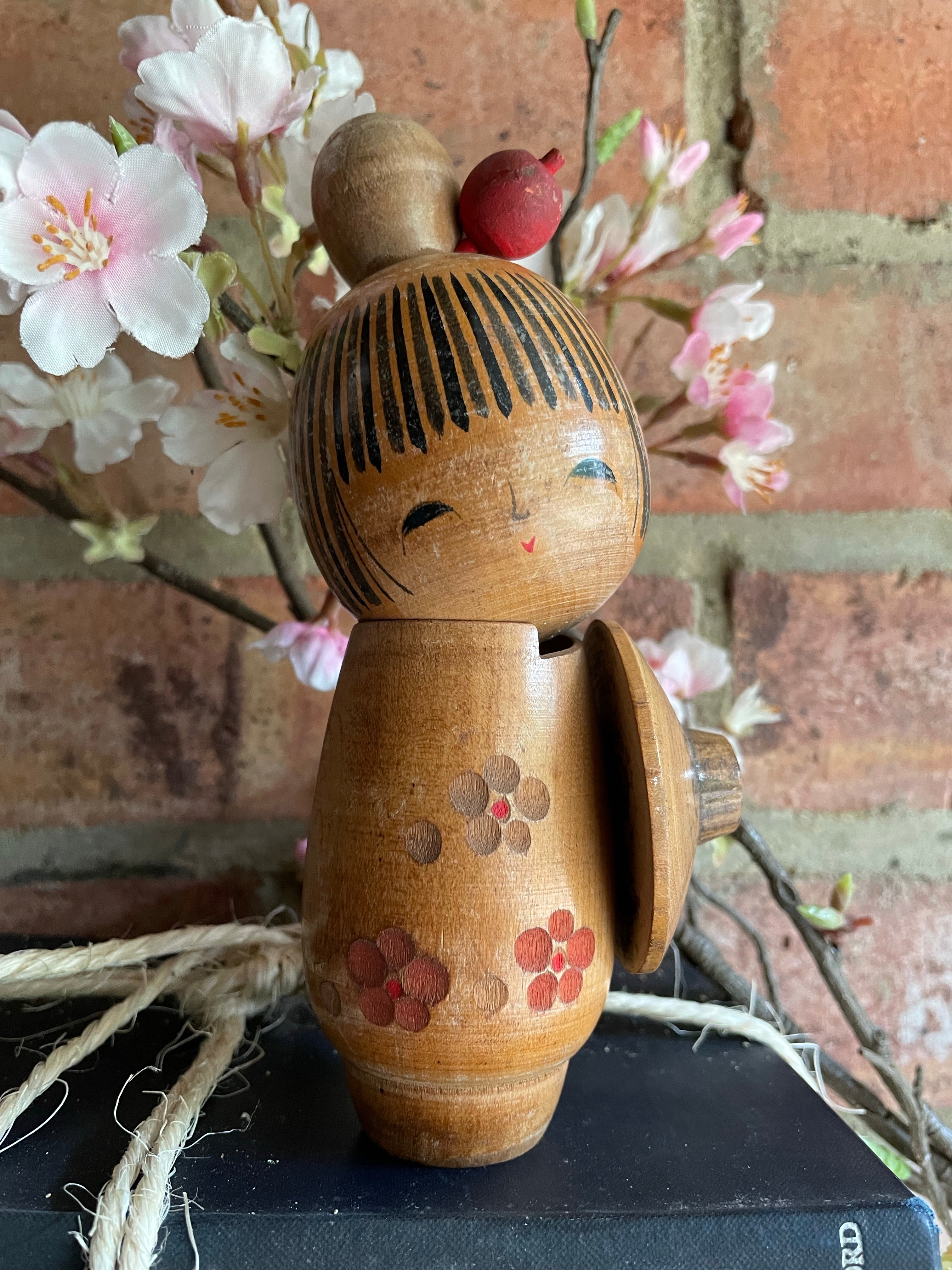 Extra Small Vintage Japanese Kokeshi Doll