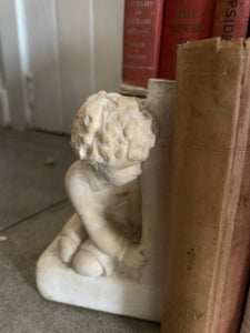 Vintage Plaster Chalkware Bookends