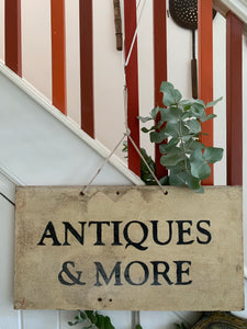 Handmade Wooden Antique Sign